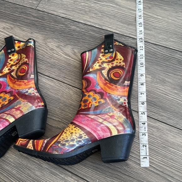 Nomad Yippy rain boots Turquoise Monet color - Picture 9 of 9